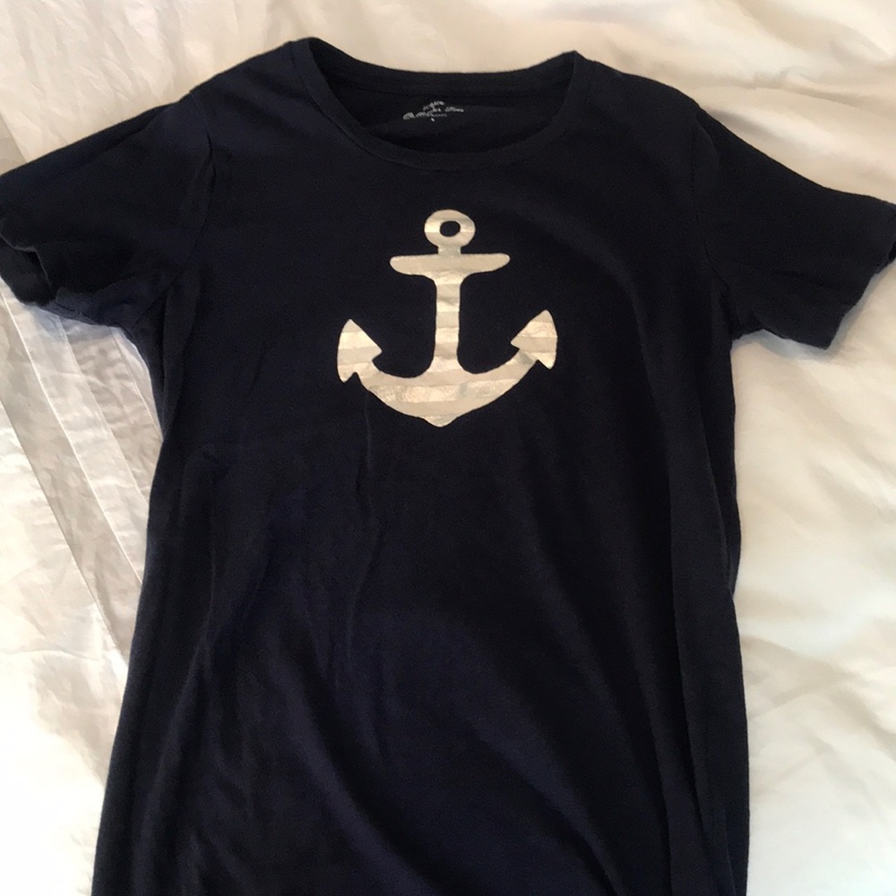 J.Crew Navy collector tee
